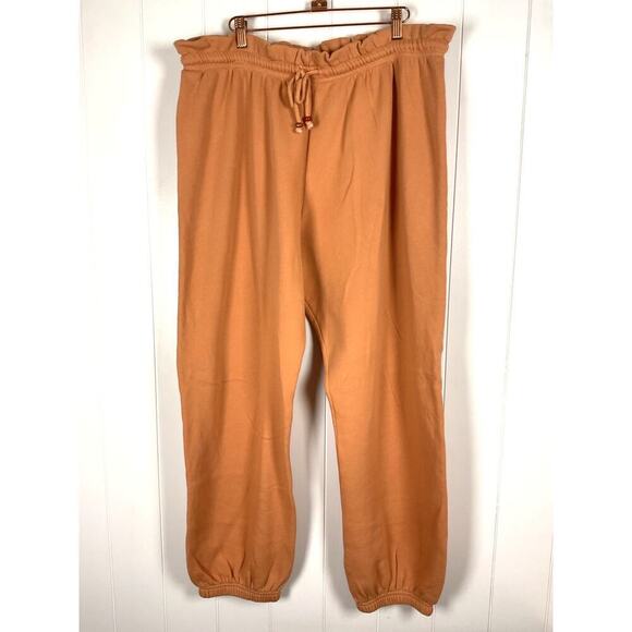 DONNI.  Women's Vintage Fleece Gem Sweatpants in Penny Size XXL NWOT - Picture 2 of 10